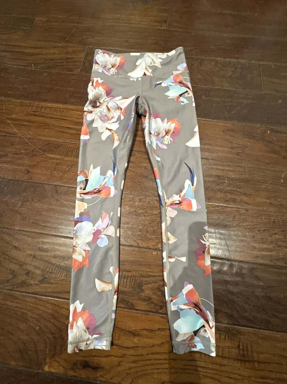 Athleta Floral‎ Print Leggings Size XS